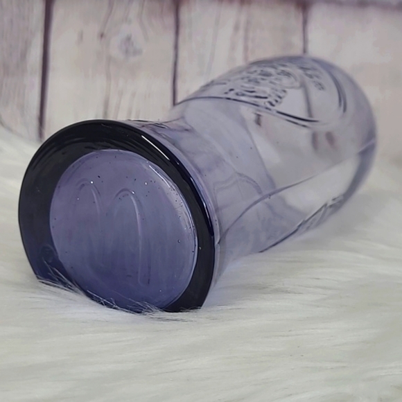 Vintage Purple Glass McDonald's Promotional Collectible Pint Glass Cup 7 Inch - Picture 8 of 11